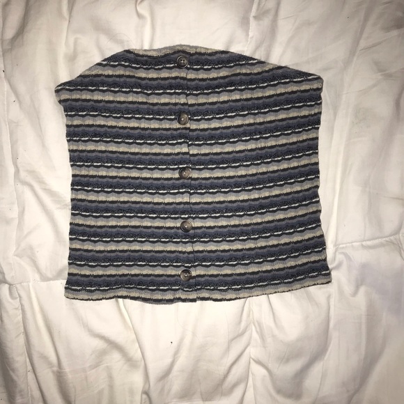 Strapless crop top - Picture 2 of 2